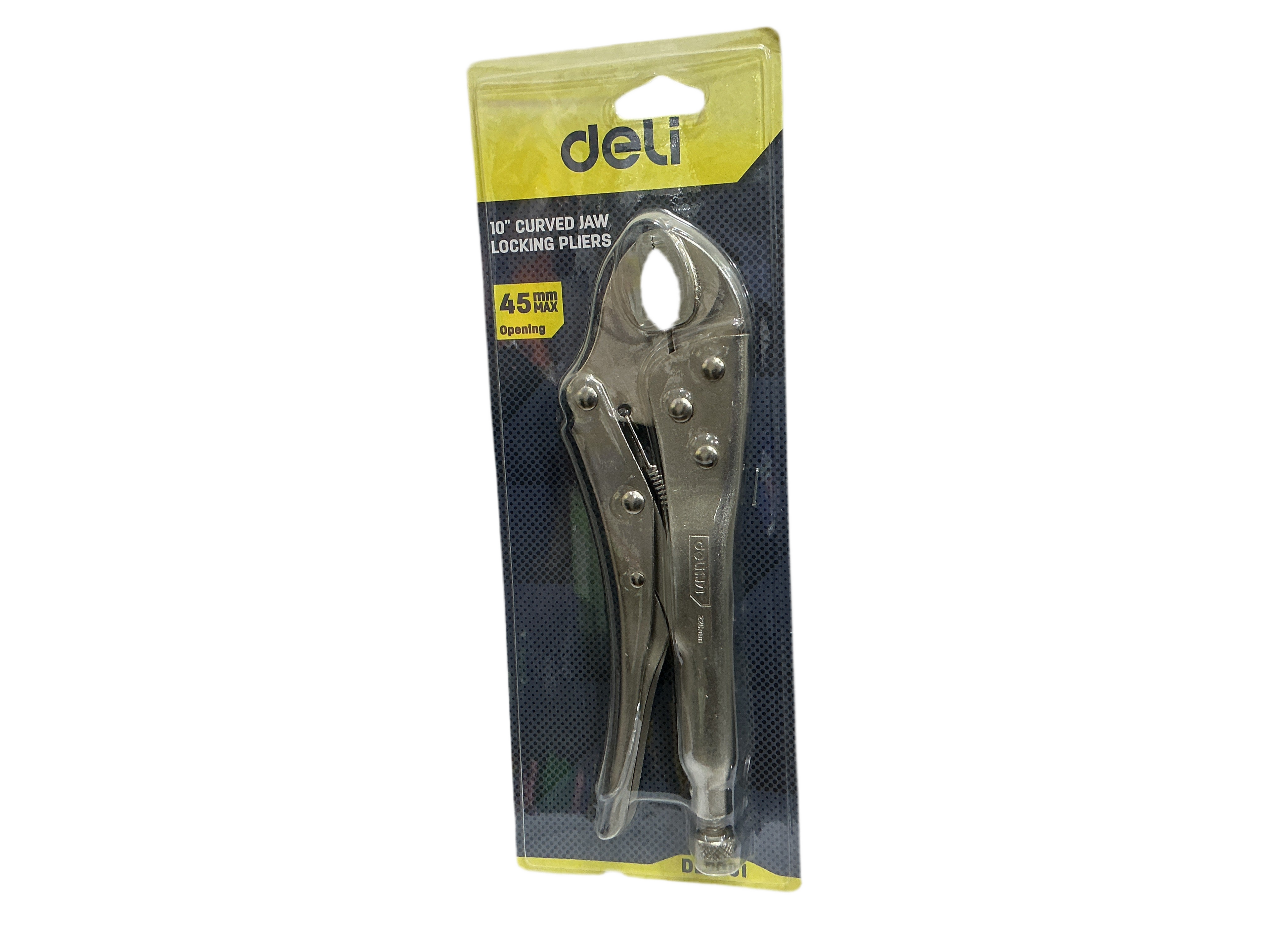 deli 10" CURVED JAW LOCKING PLIERS / كماشة قفل بفكّ منحني 10" دِلي