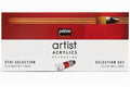 Pebeo Artist Acrylics Extra Fine 10 Tubes x 37ml / بيبو أكريليك فني فائق الجودة 10 أنابيب × 37 مل