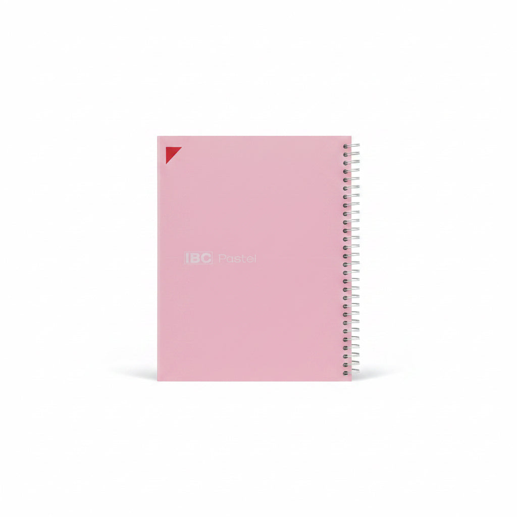 IBC Pastel soft touch NoteBook – Pink / دفتر IBC باستيل بملمس ناعم – وردي