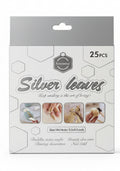 Silver leaves 25 Pcs / أوراق فضة للتذهيب 25 قطعة