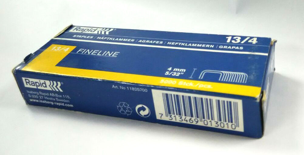 Rapid 13/4 FINELINE 4mm 5/32" 5000 pcs / دبابيس رابيد 13/4 فين لاين، 4 مم (5/32 بوصة)، 5000 قطعة