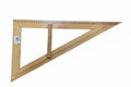 Maths Large triangle Scale wood / مسطرة مثلث كبيرة خشبية للرياضيات