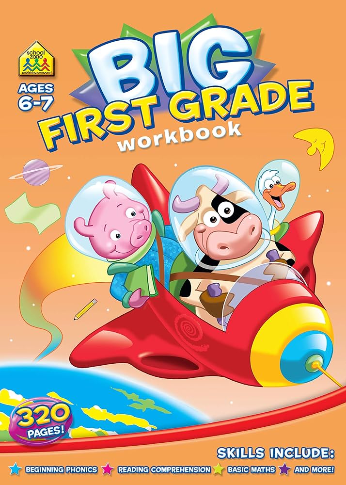 Big First Grade Workbook 6-7 / كتاب التمارين الكبير للصف الأول (6–7 سنوات)