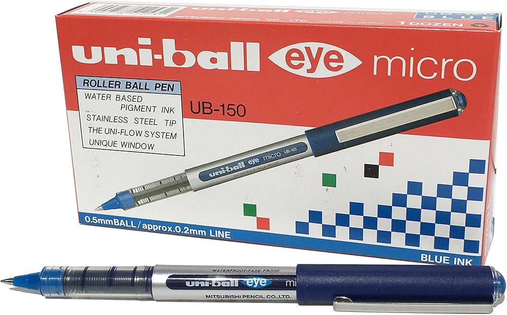 uni-ball eye micro UB-150 BLUE / يوني بول آي مايكرو UB-150 أزرق