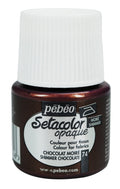 Pebeo Setacolor Opaque 74 Shimmer Chocolate / بيبو سيتاكلر معتم 74 شوكولاتة لامعة