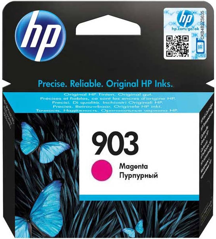 Original HP Ink Cartridge 903 Magenta 315* pages / خرطوشة حبر أصلية HP 903 أرجواني 315* صفحة