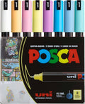 POSCA 8 Soft Colors / ألوان بوسكا 8 ألوان ناعمة