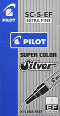 Pilot SUPER COLOR Silver SC-S-EF Silver x12 / بايلوت SUPER COLOR فضي SC-S-EF فضي ×12