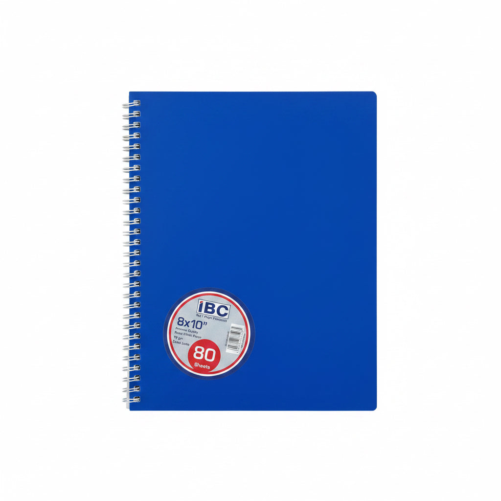 IBC NoteBook – Blue 8x10" 80 Sheets / دفتر IBC – أزرق 8×10 بوصة 80 ورقة