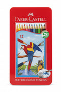 Faber Castell 12 Watercolour Pencils / فابر كاستل 12 قلم تلوين مائي