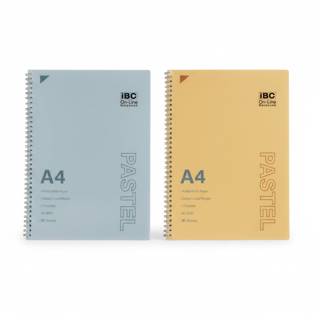 IBC NoteBook A4 Pastel / دفتر IBC ‏A4 باستيل