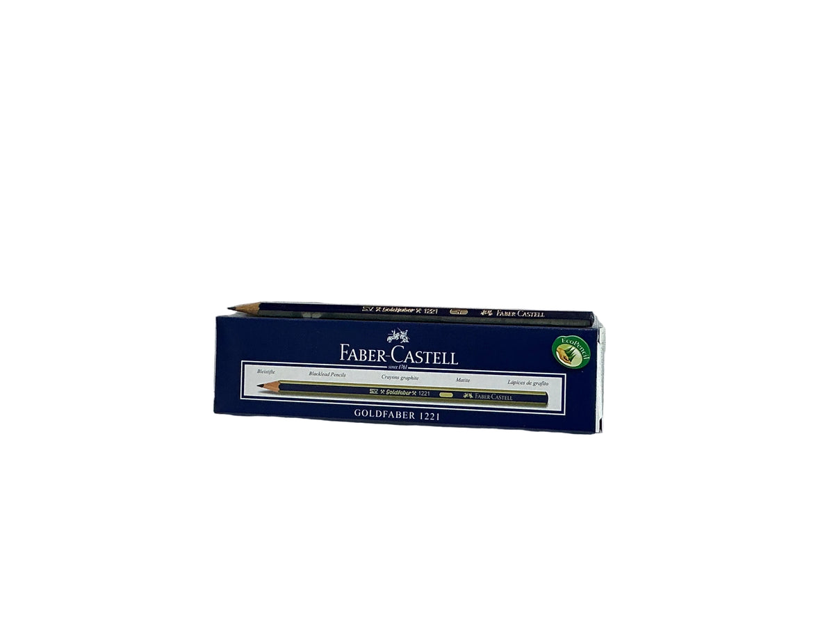 Faber Castell Goldfaber 1221 Blackleads Pencils / أقلام رصاص جولدفابر 1221 ذات سنون سوداء من فابر-كاستل