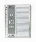 Excel 108 Divider A4 / فواصل إكسل 108 ‏A4