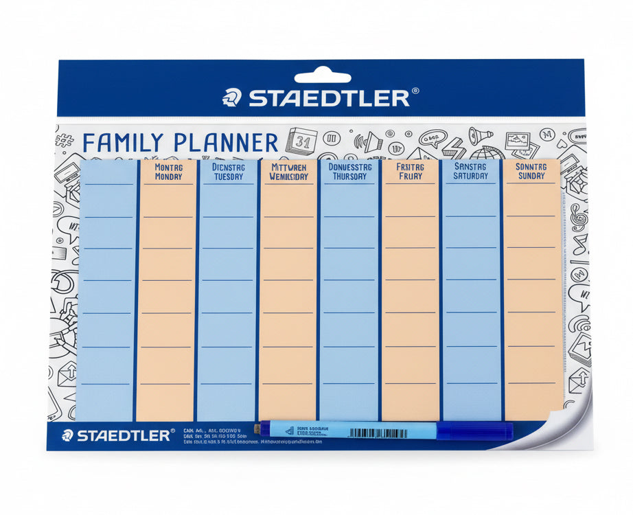 Staedler Lumocolor family planner / مخطط عائلي ستدلر لوموكولور