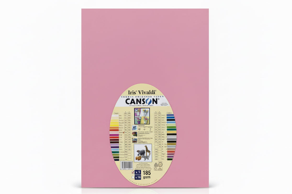 Vivaldi Canson paper A3 185 gsm 5x / ورق كانسون فيفالدي 185 جم/م² ×5 A3