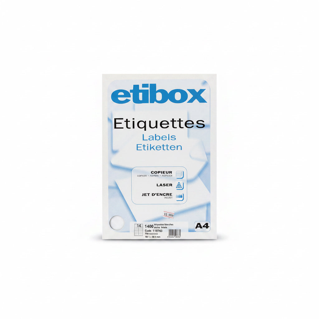 etiBox Labels #14 / 119763 / ملصقات etibox رقم 119763