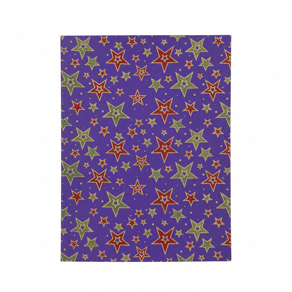 Glitter Star Sheet / ورقة جليتر نجوم