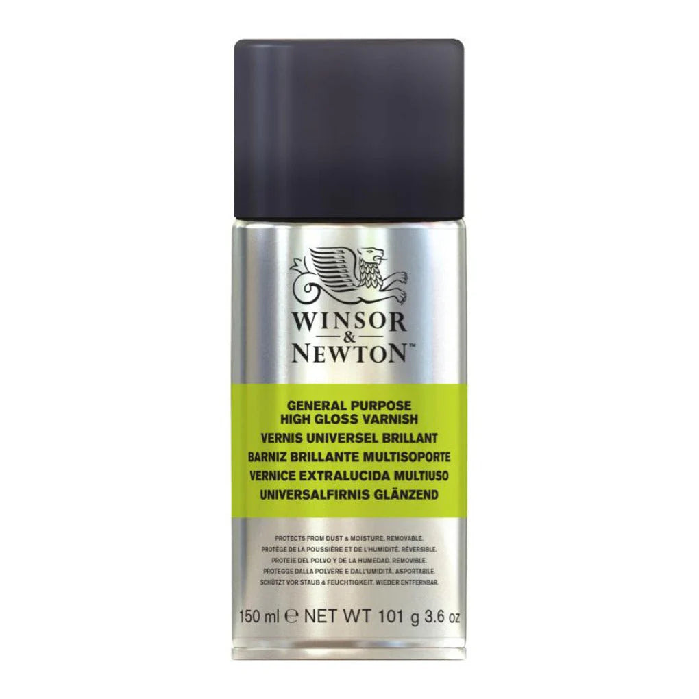 WINSOR & NEWTON High Gloss Varnish 150 ml / ورنيش لامع عالي الجودة – وينزور آند نيوتن – 150 مل