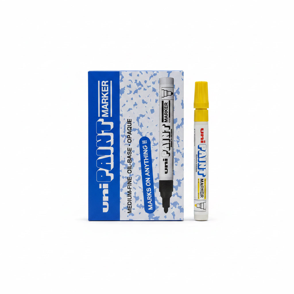 uni PAINT MARKER PX-20 Medium-Fine x12 Yellow / يوني ماركر دهان PX-20 متوسط-دقيق ×12 اصفر