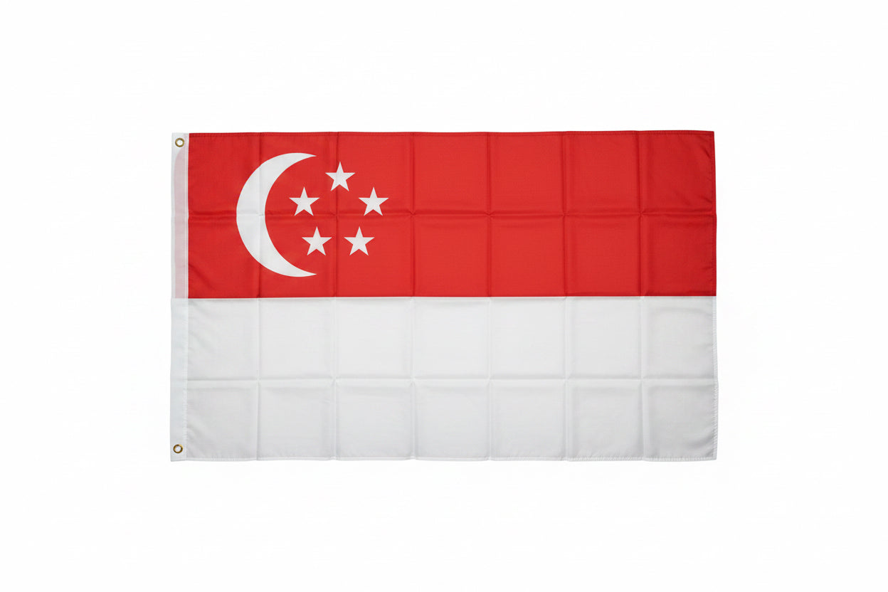 Singapore Flag 90x150 / علم سنغافورة 90×150