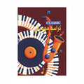 Music Book 70 gsm – Classic Saxophone Design / دفتر موسيقى 70 جم/م² – تصميم كلاسيك ساكسفون