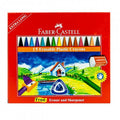 Faber Castell 15 Erasable Plastic Crayons / فابر كاستل 15 شمع بلاستيكي قابل للمسح