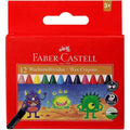 Faber Castell 12 Wax Crayons / فابر كاستل 12 شمع تلوين
