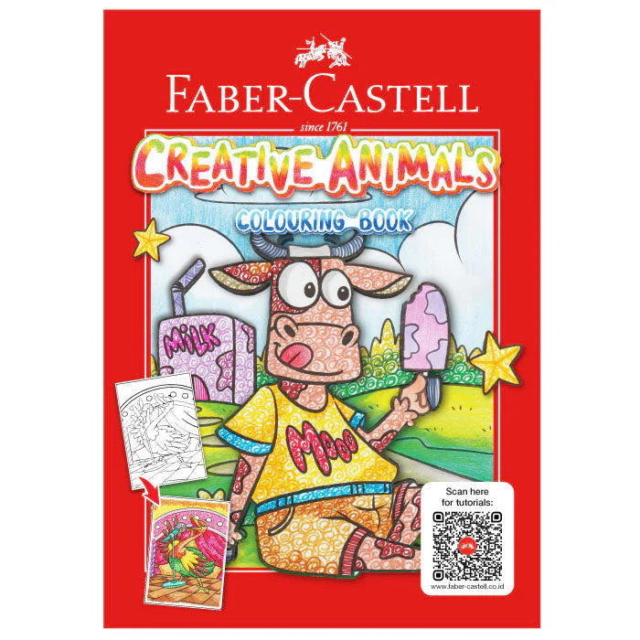 FABER CASTELL Colouring Book / كتاب التلوين فابر‑كاستل