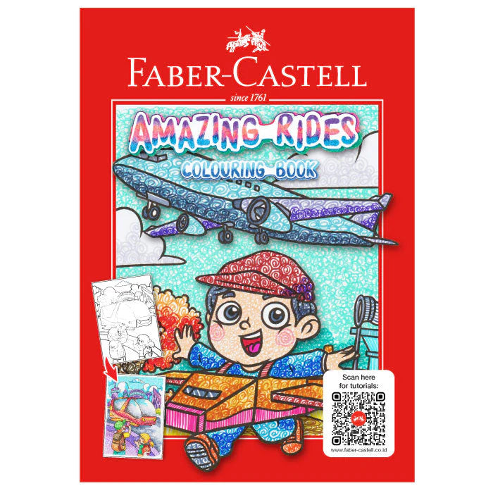 FABER CASTELL Colouring Book / كتاب التلوين فابر‑كاستل