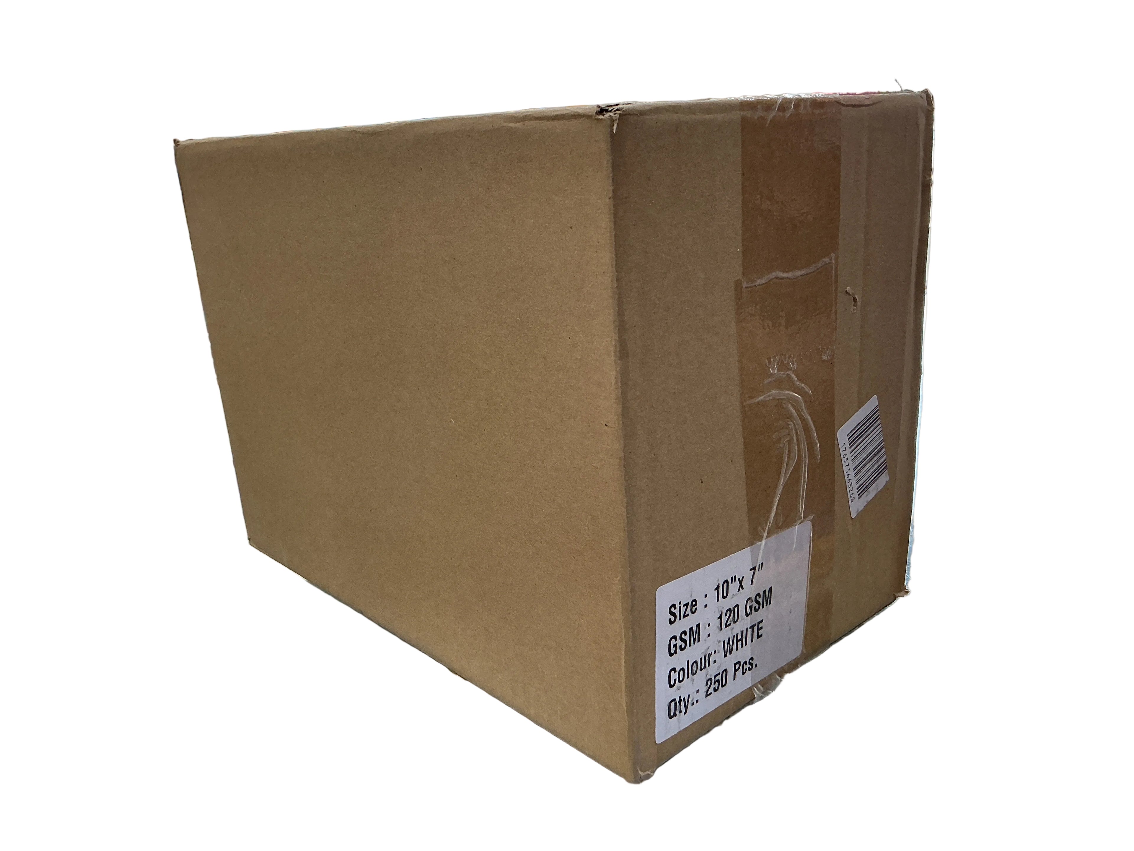 White Envelopes 10" × 7" – 120 GSM – Pack of 250 / مظاريف 10"x7" أبيض 250 قطعة 120 جم/م²