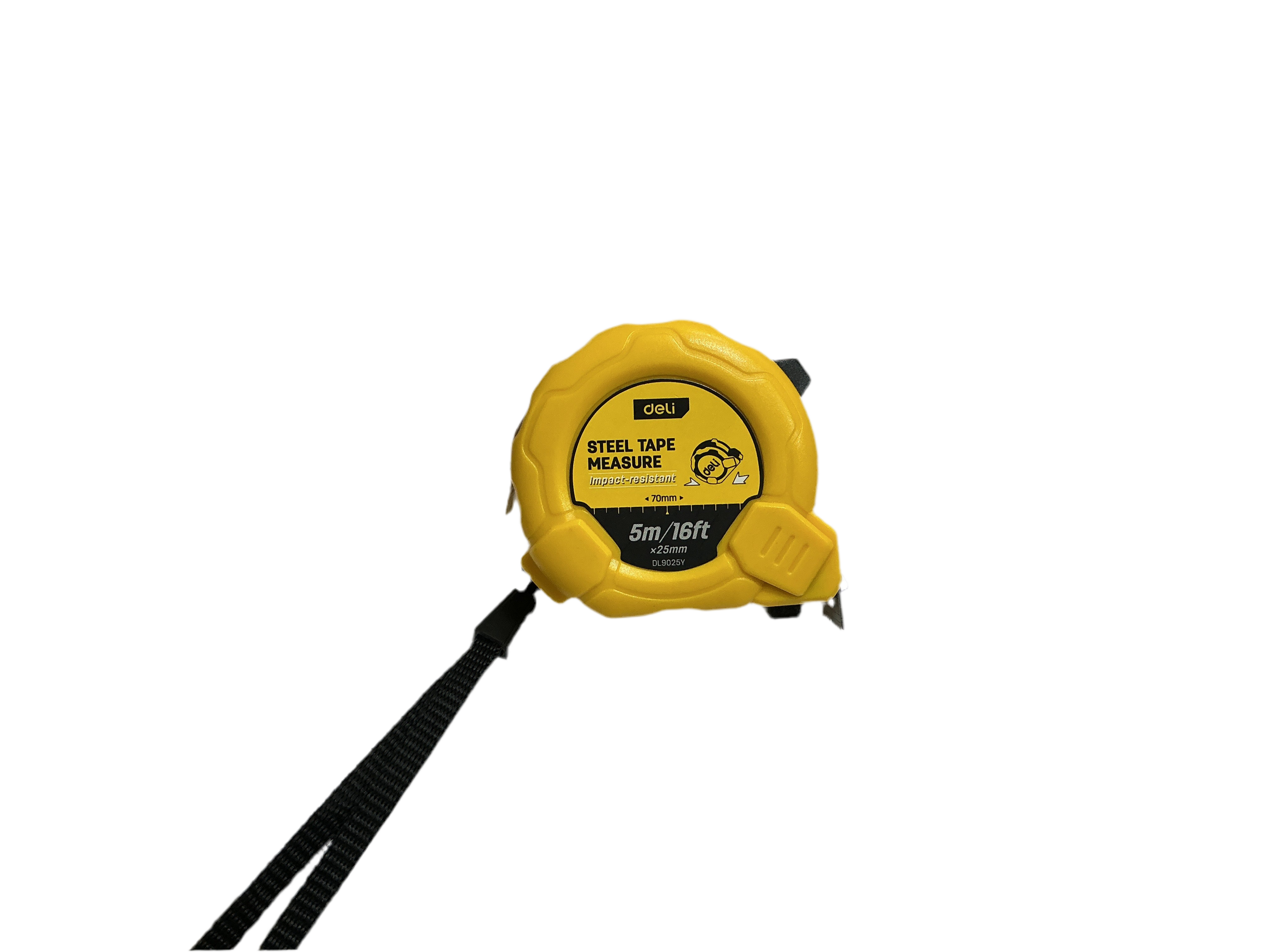deli Steel tape measure 5m/16ft x19mm / شريط قياس فولاذ دِلي 5 م/16 قدم × 19مم