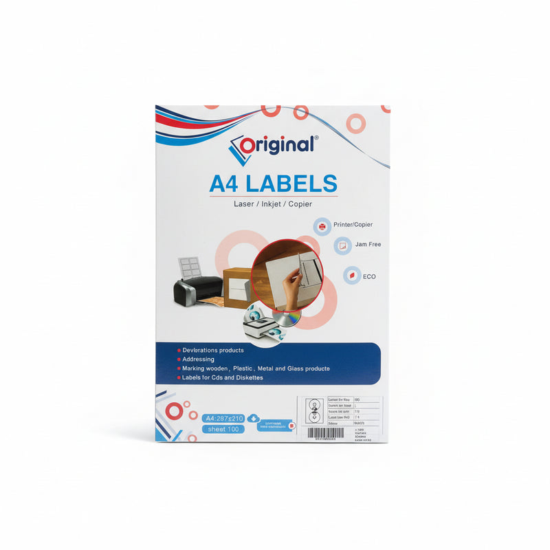 Original A4 CD Labels / ملصقات A4 أصلية