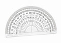 Geometry D Shape Ruler (Scale) / مسطرة جيومتري على شكل D (مقياس)
