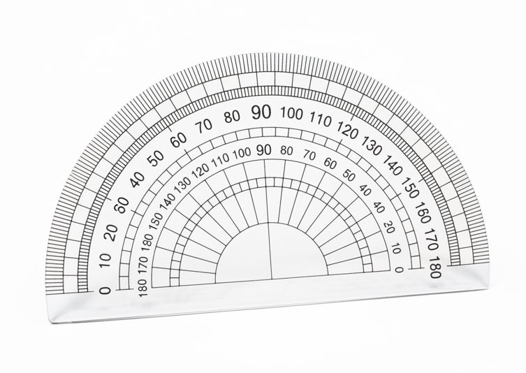 Geometry D Shape Ruler (Scale) / مسطرة جيومتري على شكل D (مقياس)