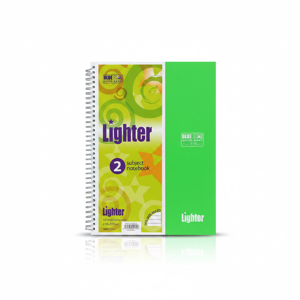 Blue star Lighter 3 subject NoteBook / دفتر بلو ستار لايتر 3 مواد