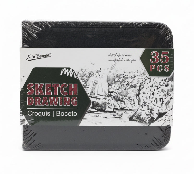 Xin Bowen SKETCH DRAWING 35 Pcs / مجموعة رسم SKETCH 35 قطعة