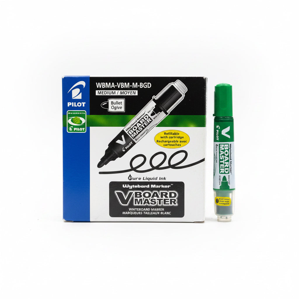 Pilot White board marker Green x12 / بايلوت ماركر سبورة بيضاء أخضر × 12