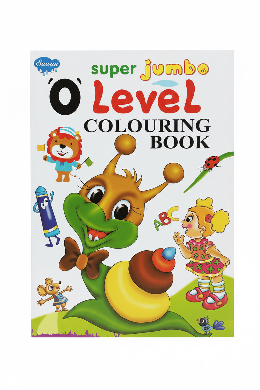 Super Jumbo O level Colouring Book / كتاب تلوين ضخم لمستوى O