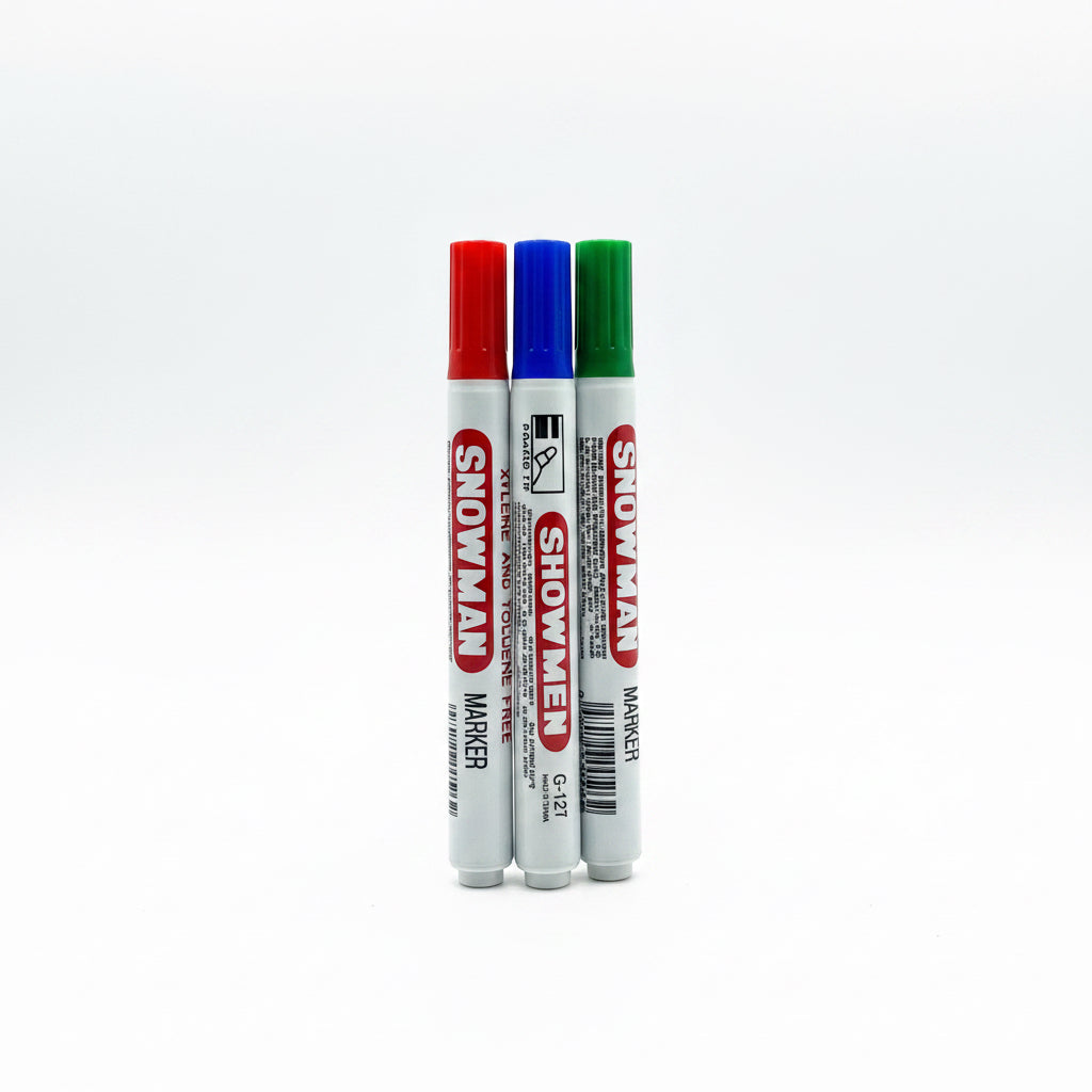 Snowmen whiteboard Marker Blue / شومِن ماركر سبورة بيضاء أزرق