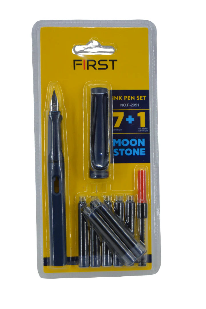 FIRST INK PEN SET MOON STONE / طقم أقلام الحبر الأول – حجر القمر