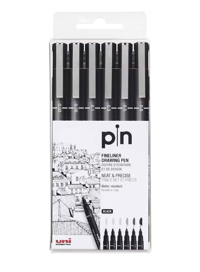 uni PIN FINELINER DRAWING PEN / قلم رسم دقيق Uni Pin Fineliner