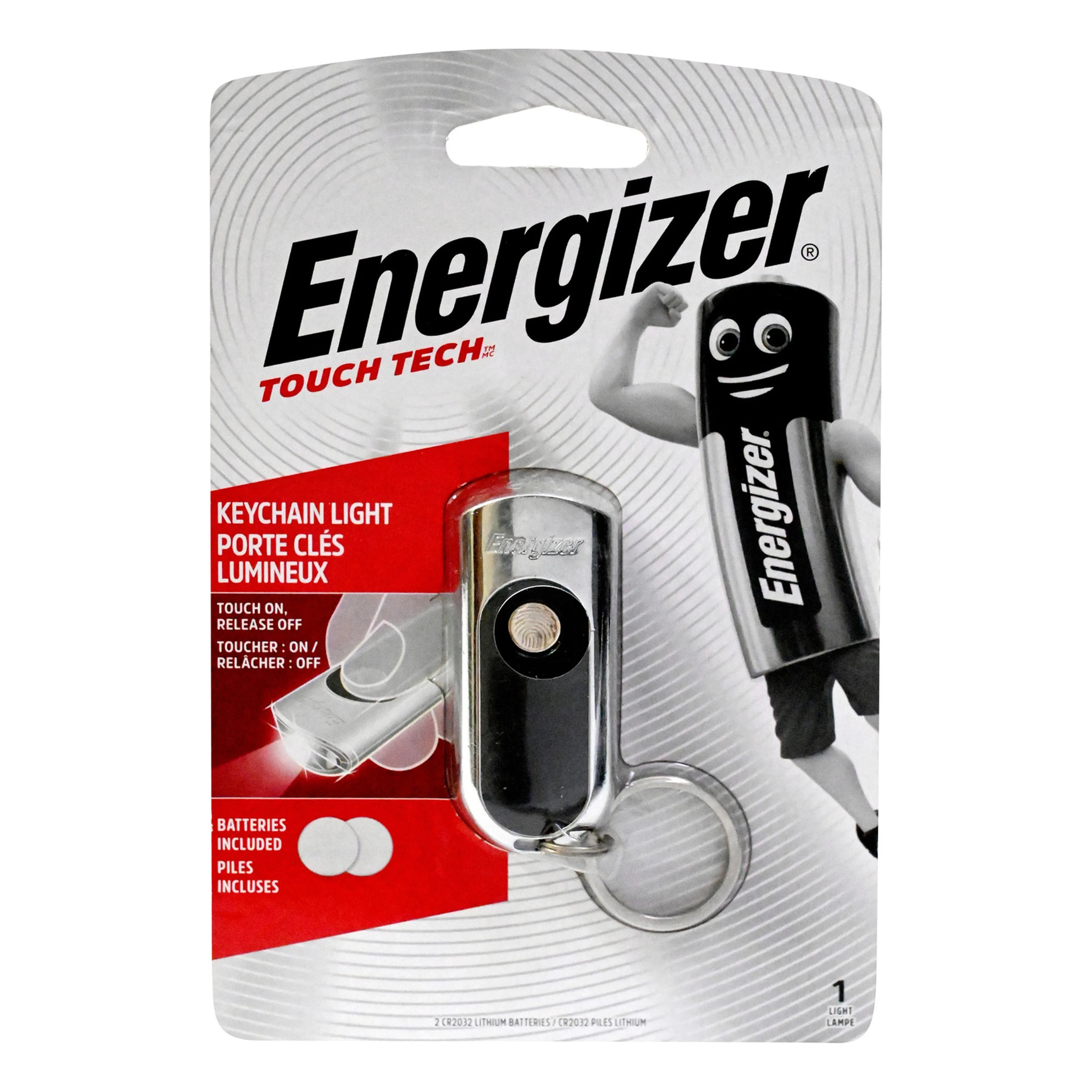 Energizer TOUCH TECH keychain Light / ضوء سلسلة مفاتيح Energizer Touch Tech