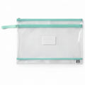 Clear file Bag Zipper / حقيبة ملفات شفافة بسحاب