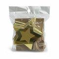 Gold star paper garland / زينة ورقية على شكل نجوم ذهبية