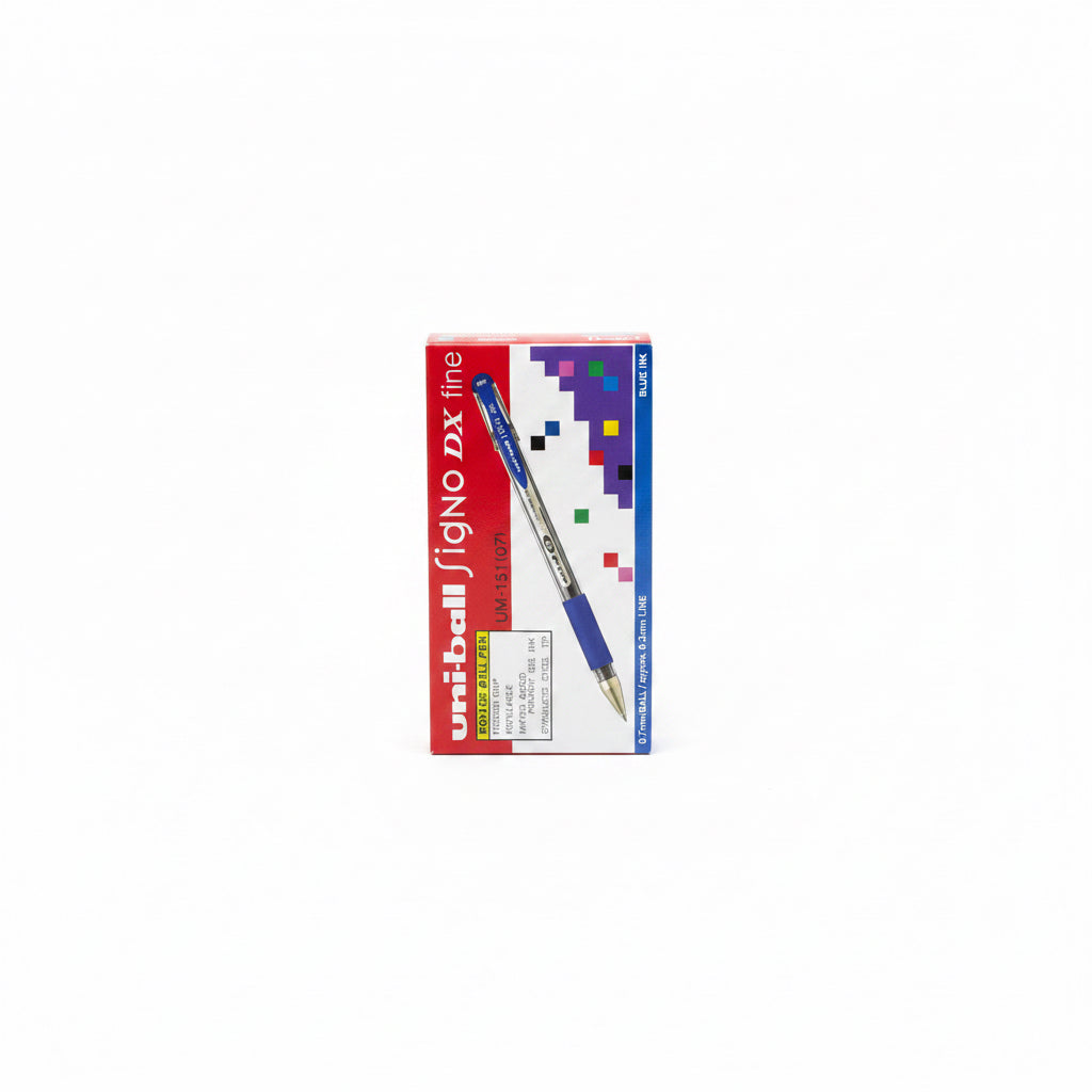 uni-ball DX fine UM-151(07) 0.7m Blue / يوني بول DX فاين UM-151(07) 0.7 مم أزرق