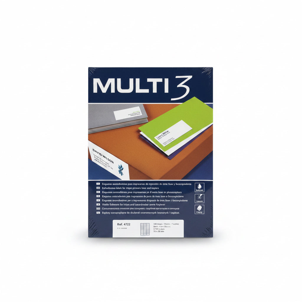 MULTI 3 Labels #27, Ref. 4722 (70x30) / ملصقات MULTI 3، مرجع 4722 70x30