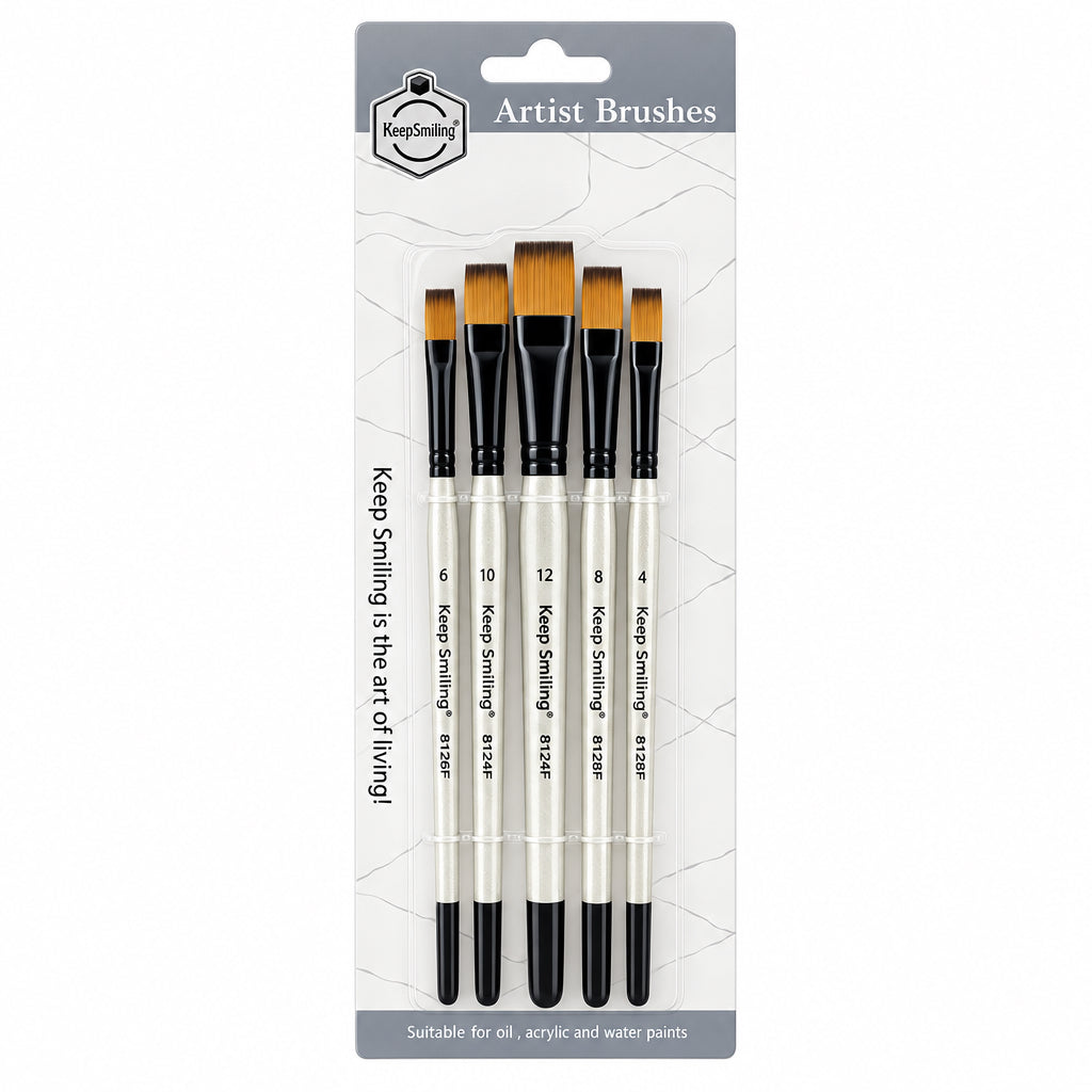 Keep Smiling Artist Brush Set – 6 Pcs / فرش فنانين كيب سمايلينغ