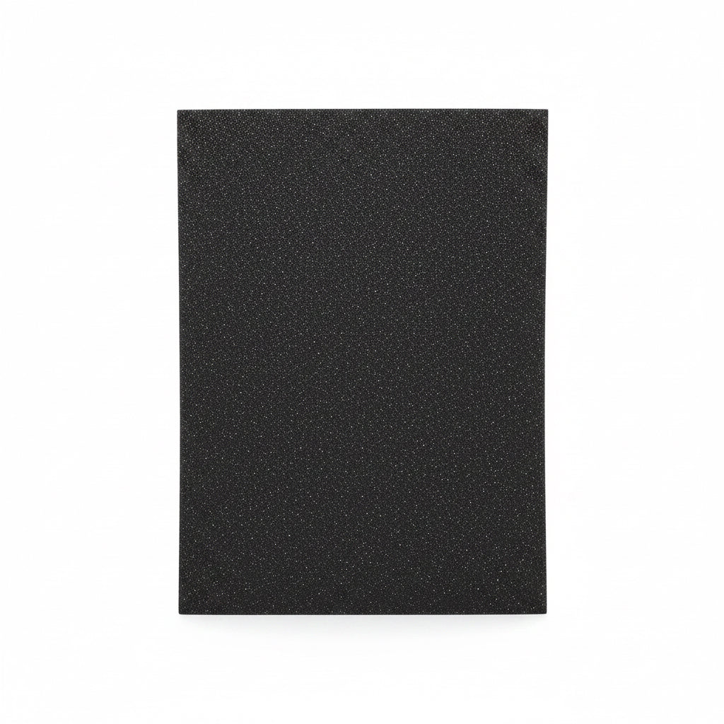 Glitter Foam Sheet Black - A3 / ورقة فوم جليتر أسود A3