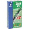 Pilot G-2 1.0 BL-G2-10 BROAD LARGE x12 Green / بايلوت G-2 1.0 BL-G2-10 عريض كبير ×12 أخضر