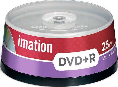 imation DVD+R 25 PK / أسطوانات imation DVD+R – عبوة 25 قطع